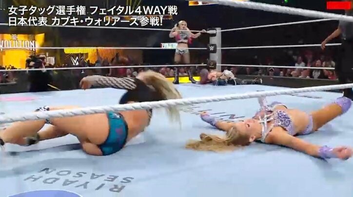 【映像】美女レスラー、驚愕の“空中一回転落下”フィニッシュ