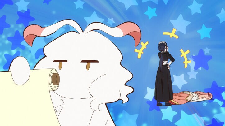 アニメ『異世界美少女受肉おじさんと』橘から攻撃される神宮寺とシュバルツ…第11話先行カット＆あらすじ公開