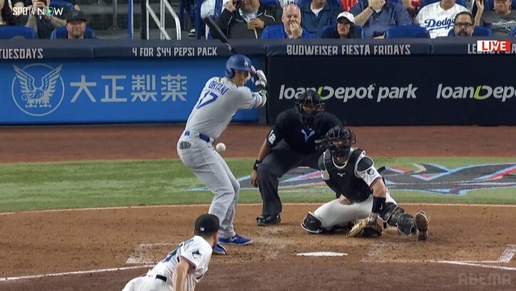 【映像】大谷、“まるで去年のリプレー”特大ホームラン