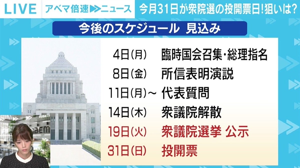 総選挙31日に野党 奇襲作戦だ こっちも準備している ハロウィーン 当日で若者への影響は 政治 Abema Times