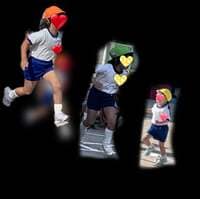 石田あゆみ『三姉妹★幼稚園運動会の思い出記録』