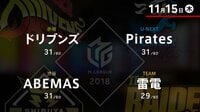 大和証券 Mリーグ　ドリブンズvsABEMASvs雷電vsPirates | 無料のインターネットテレビは【AbemaTV(アベマTV)】