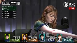必死な思いが溢れ出る 美女雀士・中田花奈、強気の選択とともに表情も豊か「いい顔してるわ」「ふんぬーの顔」／麻雀・Mリーグ