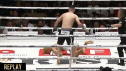元BD出場ファイター、相手“フラフラ”の衝撃KO 一度は立ち上がるも…再びロープに崩れ落ちてレフェリーストップ