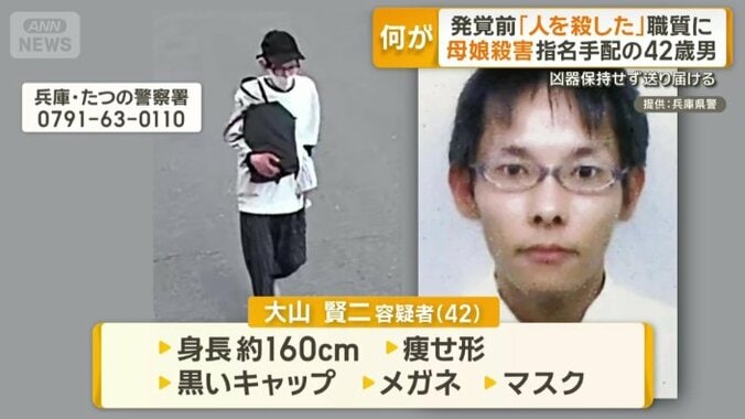 容疑者の特徴