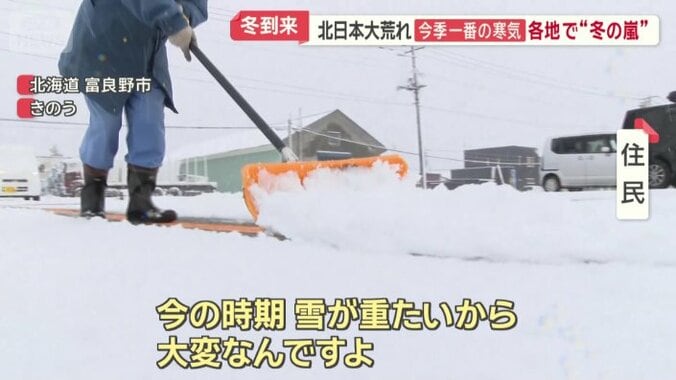 雪かきに追われる