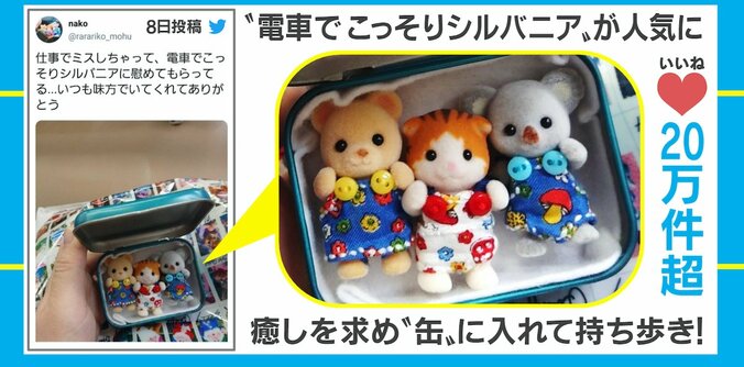 仕事でミスした帰り道、育児や家事の息抜きに…大人の心を癒すシルバニアファミリー 4枚目