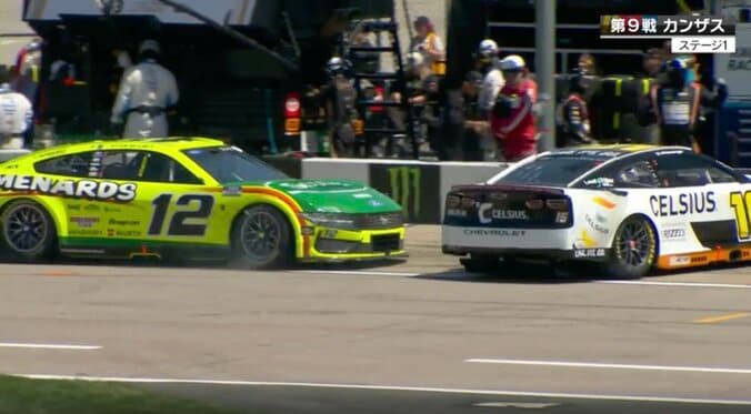 【写真・画像】「すげえ立て直した」高速オーバル、壁スレスレで驚異のリカバリー 「凄いマシンコントロール」無傷の生還劇に称賛の声　1枚目