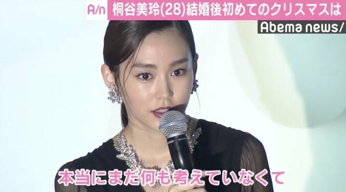 桐谷美玲、結婚後初のクリスマスは「本当にまだ何も…」 1枚目