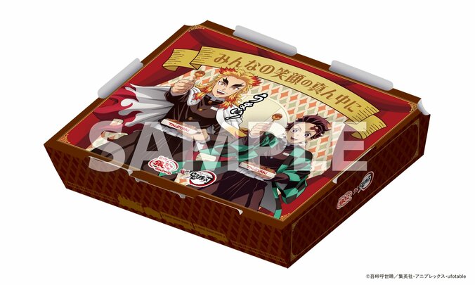 【写真・画像】劇場版『鬼滅の刃 無限列車編』と銀だこがコラボ！ufotable描き下ろし炭治郎&煉獄の等身イラストが登場　5枚目