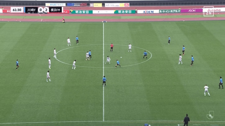 ゴラッソ前のこのフリックも見事だった