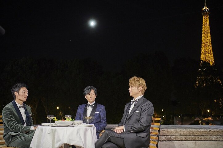 稲垣・草なぎ・香取が「新しい地図」スタート1年を振り返る 独占「3人だけのホンネトークinパリ」放送へ