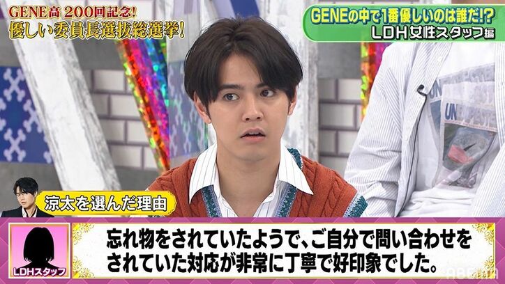 GENERATIOSで一番優しいメンバーは?LDHスタッフによる投票に亜嵐ぼやき「中目黒に行きたくなくなった…」
