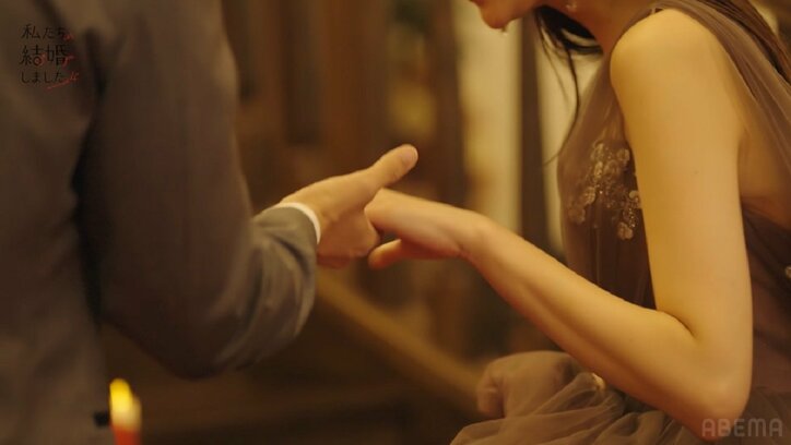 15歳下の妻・貴島明日香の美しすぎるドレス姿に夫・久保田悠来が緊張、大人なエスコートも『私たち結婚しました4』第1話