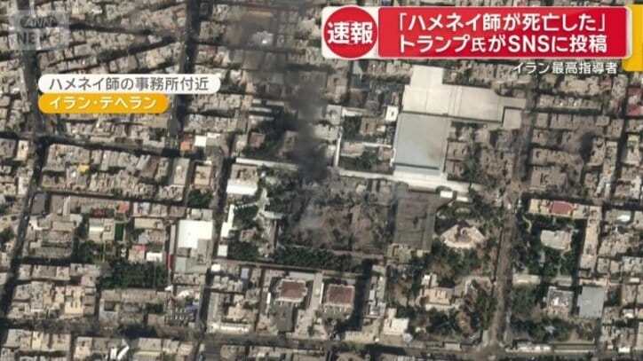 ハメネイ師の事務所近く