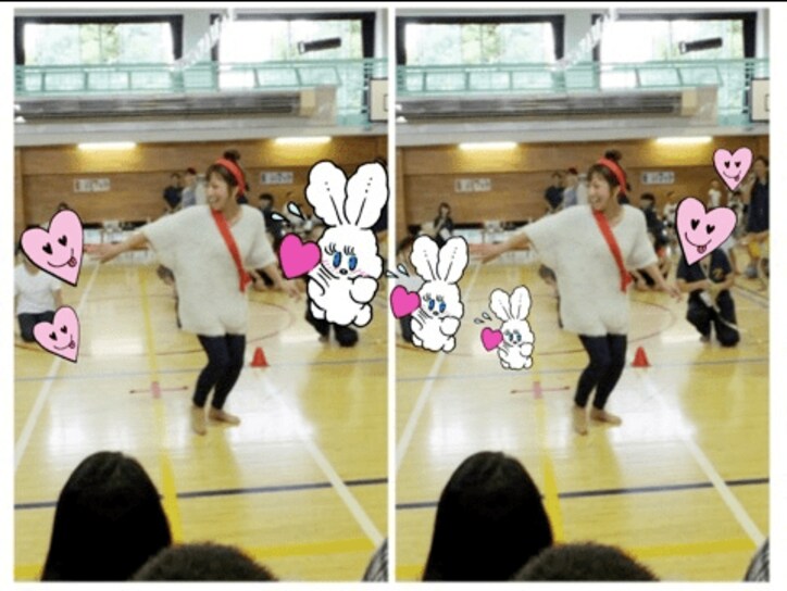 辻希美、保育園の運動会に参加　親リレーではアンカーに