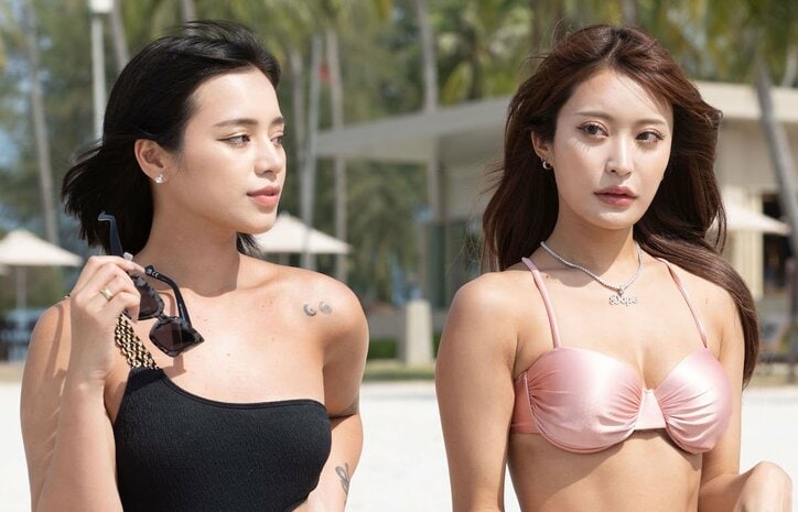 【写真・画像】「いいお尻！」スタイル抜群 セクシーすぎる7人の水着美女の登場に衝撃の声「レベル高ない？」　2枚目