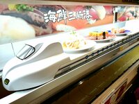 大堀恵『娘と回転寿司ランチ』