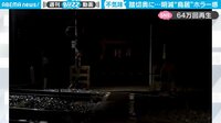【映像】闇夜に浮かび上がる不気味な鳥居