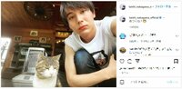 中川大志、猫との微笑ましい2ショットを披露しファン悶絶「どちらも可愛い」「腕の筋肉たまらん」