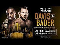 「ベラトールNYC」キング・モー欠場で、デイヴィス対ベイダーの元UFC対決に