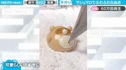 “ふわふわボディ”のマシュマロたぬきが仕上がる様子に「ぷにぷにさせて」悶絶の声