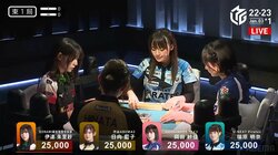 熱く美しい女性4人のガチンコバトル オーラスで全員両面テンパイに放送席も「大変だ」と大騒ぎ／麻雀・Mリーグ