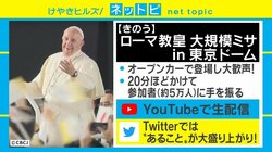 ローマ教皇の「物販」に驚きの声 朝6時から行列、1時間で売り切れたグッズも