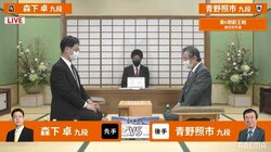 青野照市九段 対 森下卓九段 準決勝進出かけ対局開始／将棋・叡王戦