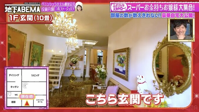 【写真・画像】超お嬢様タレント、一人暮らしの3LDKSS豪邸を公開「トイレにはシャガール」「靴箱はドルガバ」　2枚目