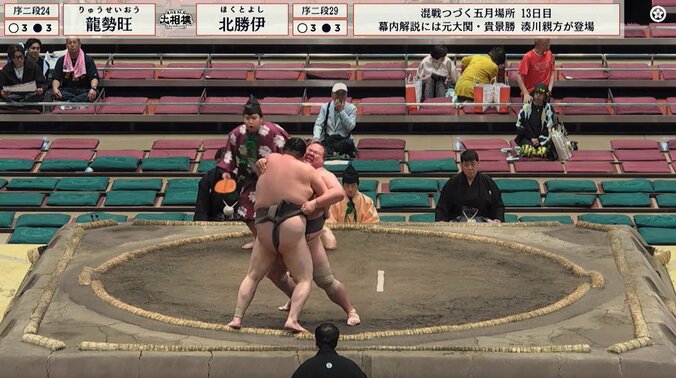 互いに死力を尽くして取り組みを終えた