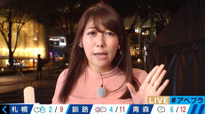 【美人コスプレ気象予報士まとめ】スキー場で光る、滑る、天気伝える 9枚目