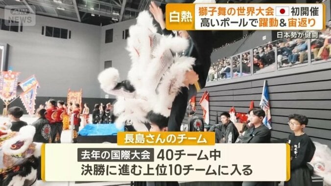 去年の国際大会では、7位に