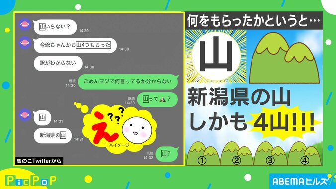 「訳がわからない」母からのLINEに仰天…スケールの大きさに「誤字かと思った」「マウントもらう人もいるのか」の声 1枚目