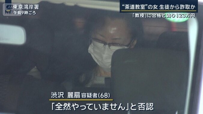 渋沢容疑者