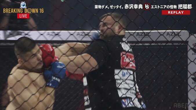 前のめりダウンを喫した把瑠都