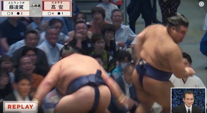 幕内最年長力士が“くるり一回転” 173kgの巨体ヒラリ「でたアクロバット相撲」「角界のジダン・高安」意表を突く妙技に館内どよめき 2枚目