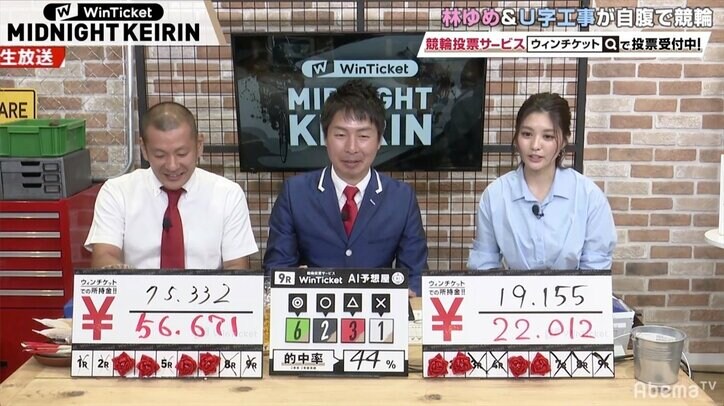 「福田が絶好調」U字工事、手堅さと穴狙いがバランス良く2万円プラス／ミッドナイト競輪