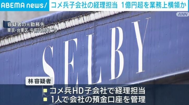 容疑者の元勤務先