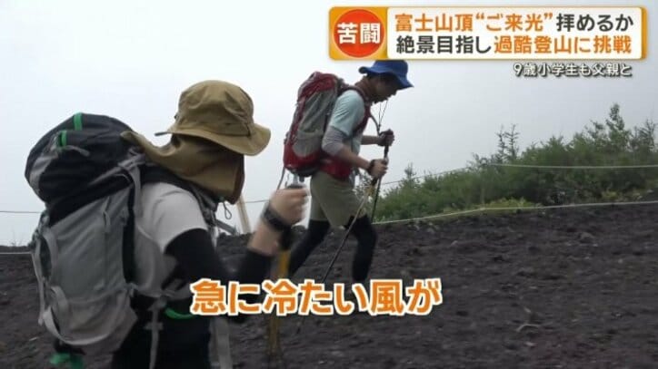 頂上のご来光に挑戦