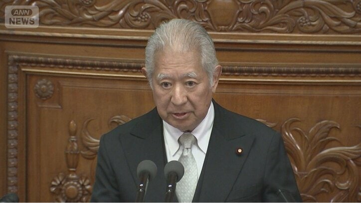 議長に選出された自民党・森英介元法務大臣