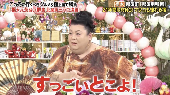【写真・画像】21年間取材NGの“格式高いお宿”にテレビカメラが潜入 マツコ大興奮「スッゴイとこよ！」　1枚目