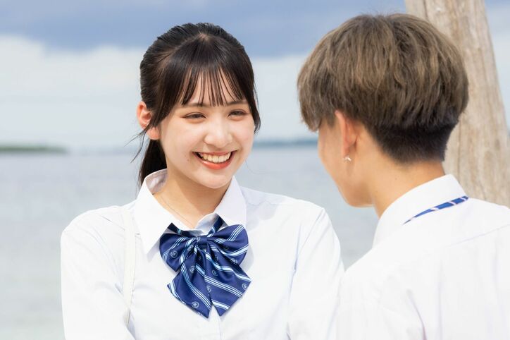 高1女子、好きな男子に糸電話で告白！ノンスタ井上絶賛「可愛いこと考える」『今日好き』セブ島編第5話