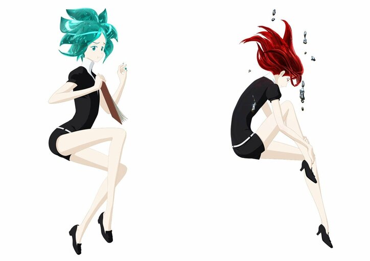 TVアニメ『宝石の国』キャラクタービジュアル第1弾フォス＆シンシャ公開