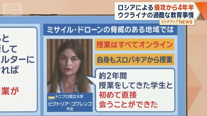 ドニプロ国立大学のビクトリア・コワレンコ先生