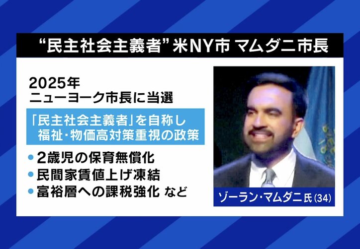 ニューヨークでは“民主社会主義者”のマムダニ市長が奮闘している