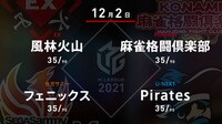 【中継】大和証券 Mリーグ 風林火山vs麻雀格闘倶楽部vsフェニックスvsPirates