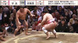 人気力士、ダメ押しに「かめはめ波？」ファンを虜にした“まさか”の瞬間「これだから好き」「最後のポーズ可愛い」