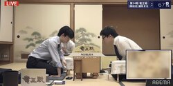 藤井聡太王位・棋聖 対 永瀬拓矢王座 開幕局から息詰まる熱戦 開始から10時間経過もまだ中盤戦／将棋・竜王戦挑決三番勝負