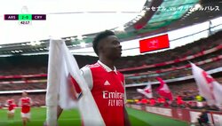 ゴールセレブレーションは仏代表のレジェンド・アンリをオマージュ アーセナルの「顔」21歳サカが2桁ゴール＆アシストを記録　